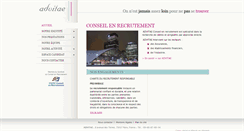 Desktop Screenshot of advitae.fr