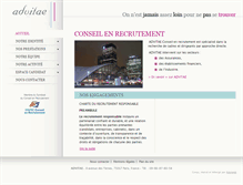 Tablet Screenshot of advitae.fr